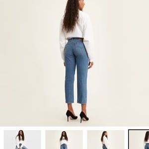 Levis Wedgie Straight leg jean, size 29 with a 26 inch inseam.